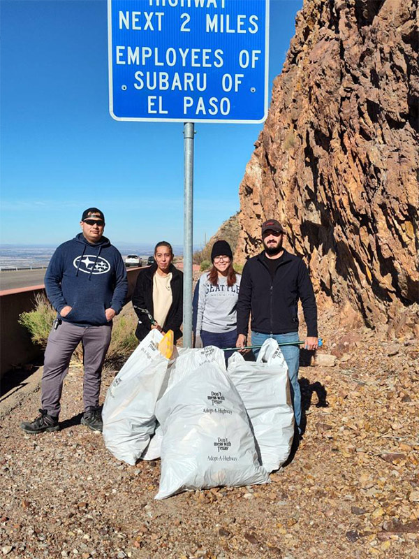 Subaru El Paso - Adopt a Highway Program: